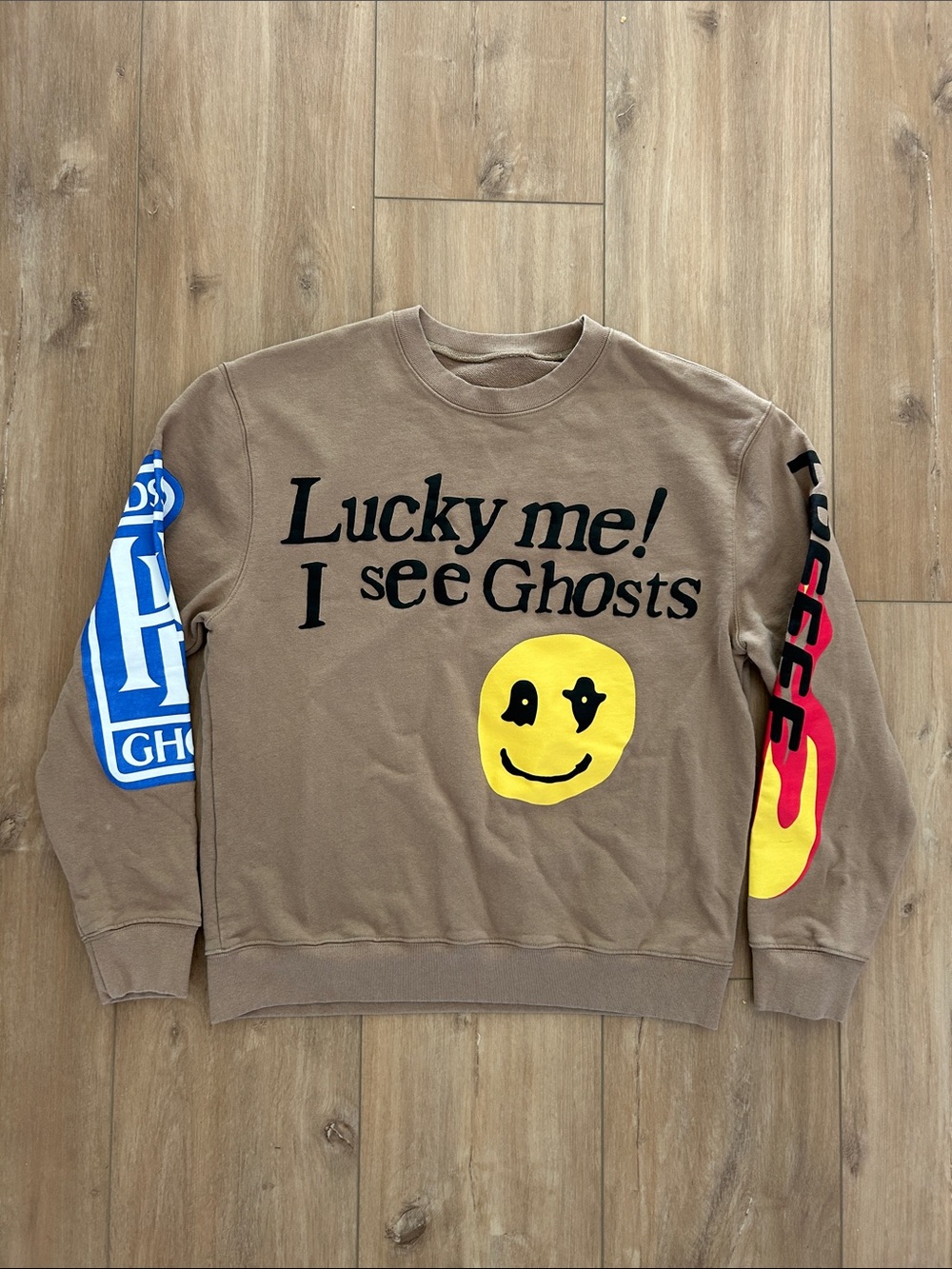 Like new - Kanye West “LUCKY ME! I SEE GHOSTS” Oversized Crewneck Sweatshirt